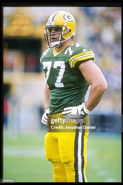 John Michels of the Green Bay Packers during the Packers 13-7 win over the Tampa Bay Buccaneers at Lambeau Field in Green Bay, Wisconsin. Mandatory...