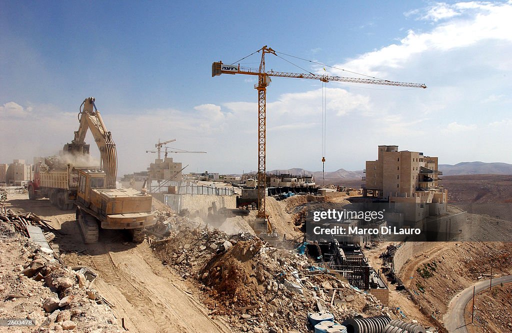 News Houses Are Built In The Jewish Settlement Of Ma'ale Adumim