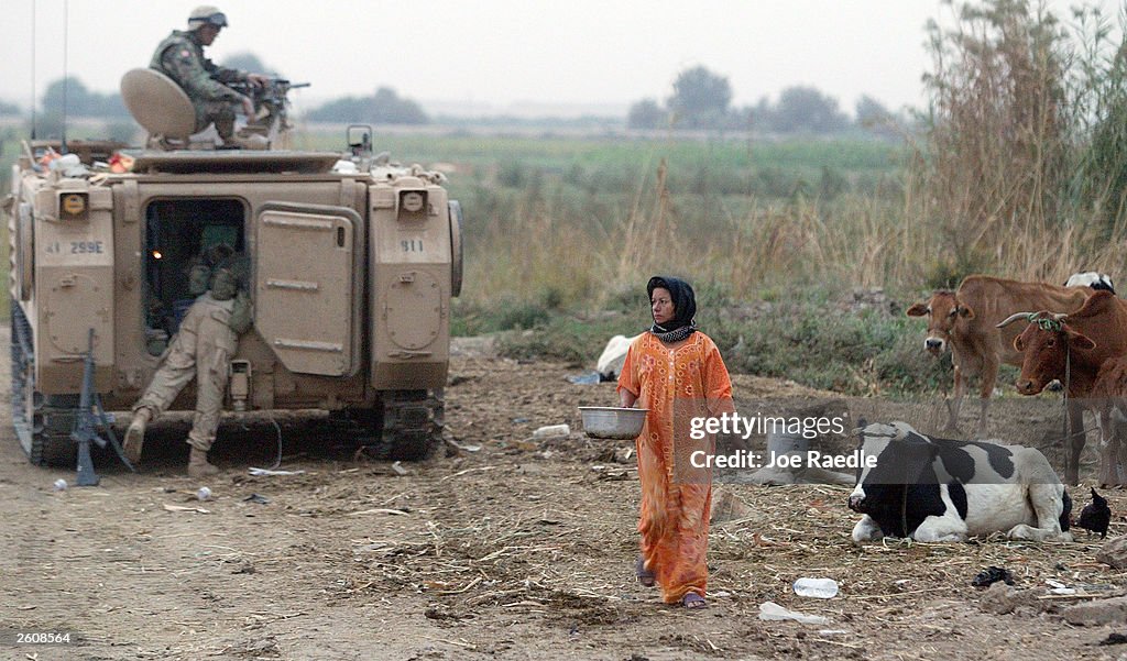 U.S. Army Raids Iraqi Town South Of Tikrit