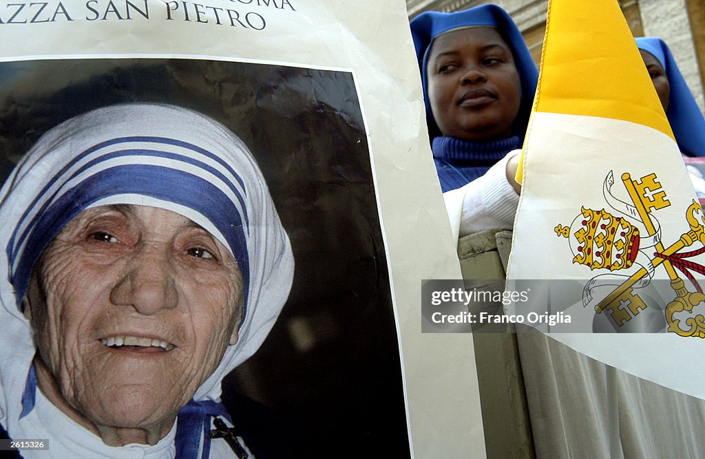 Mother Teresa Beatified By Pope John Paul II