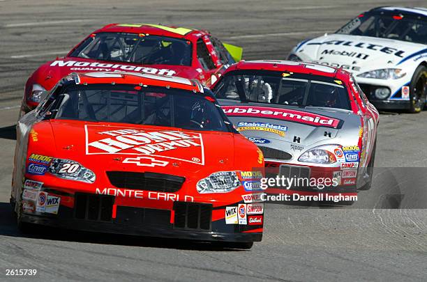 Tony Stewart driving the Joe Gibbs Racing Home Depot Chevrolet during the NASCAR Winston Cup Subway 500 on October 19, 2003 at the Martinsville...