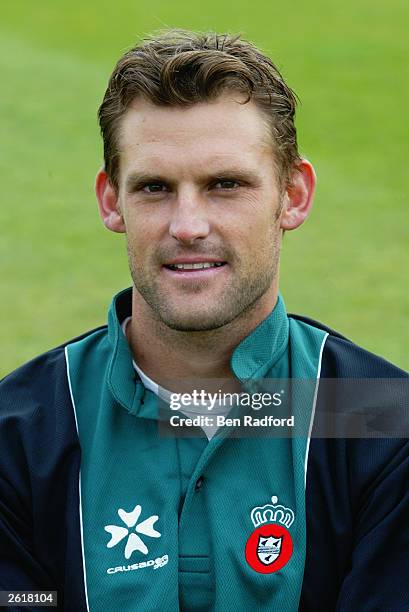 Portrait of Mark Harrity of Worcestershire taken during the Worcestershire County Cricket Club photocall held on April 11, 2003 at the County Ground,...