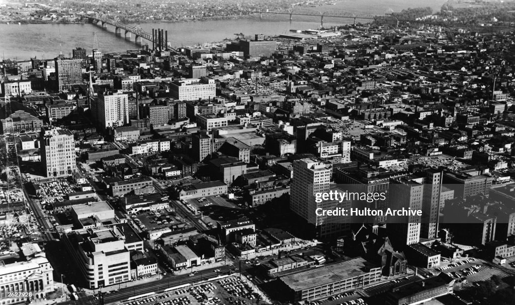 Aerial View Of Louisville KY