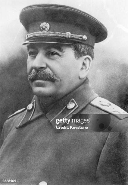 Soviet Communist leader Joseph Stalin .