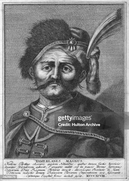 Tamerlane or Tamburlaine , Tartar conqueror, circa 1370.