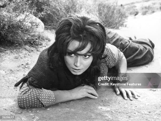 Italian actress Rosanna Schiaffino in a scene from the film 'L'Avventuriero' , based on the novel by Joseph Conrad and directed by Terence Young.
