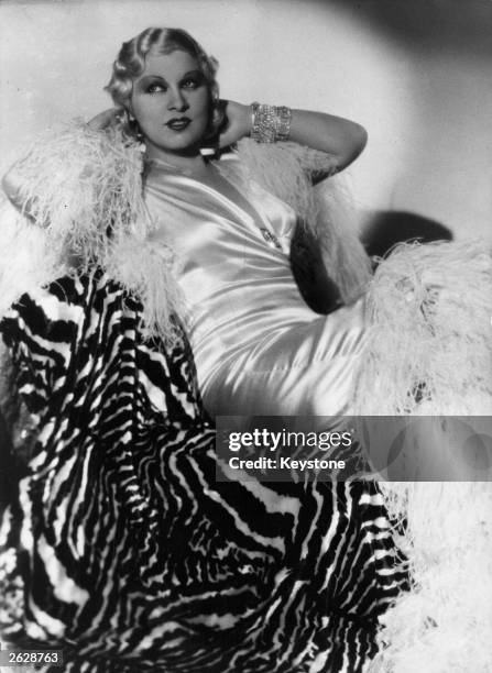 American actress Mae West . Original Publication: People Disc - HM0359