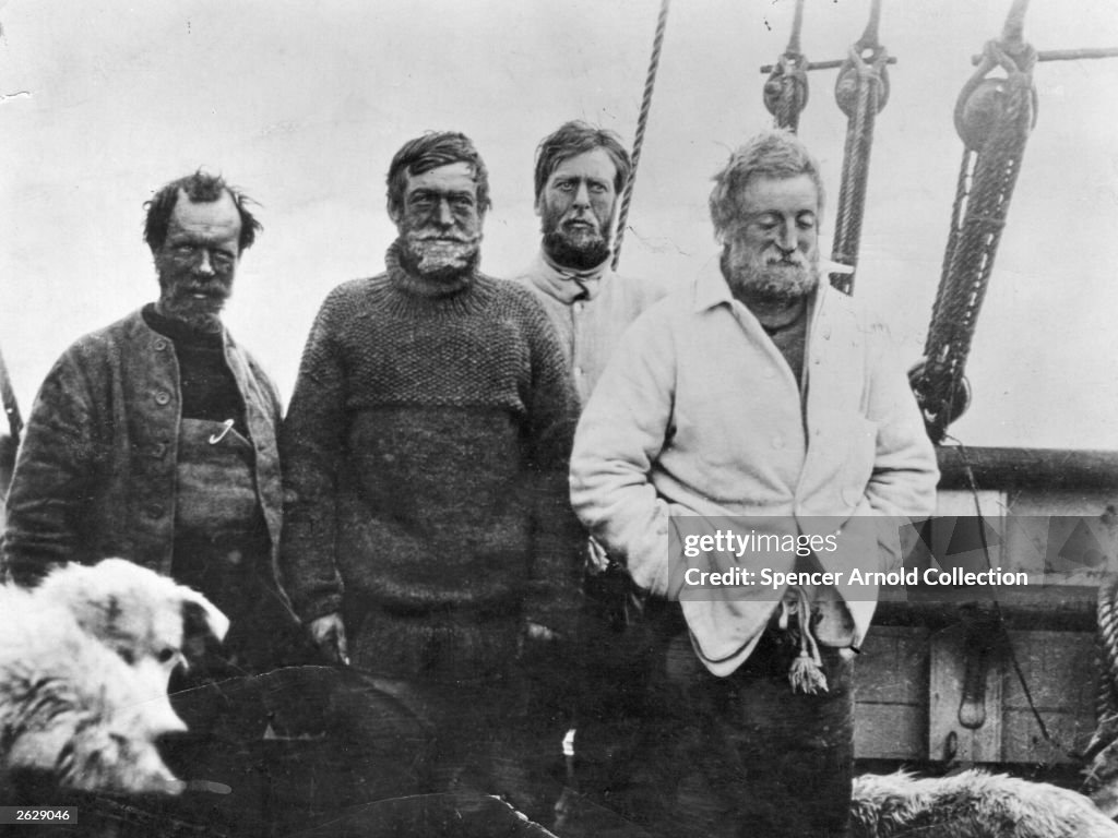 Shackleton On Ship