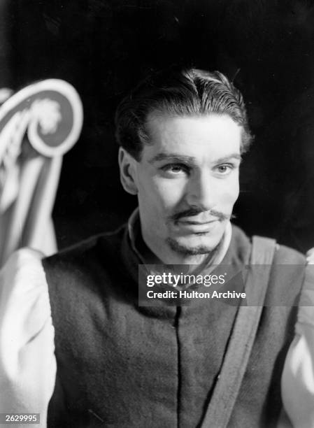 English actor and director Laurence Olivier, later Lord Olivier, as Iago in 'Othello' at the Old Vic, London.