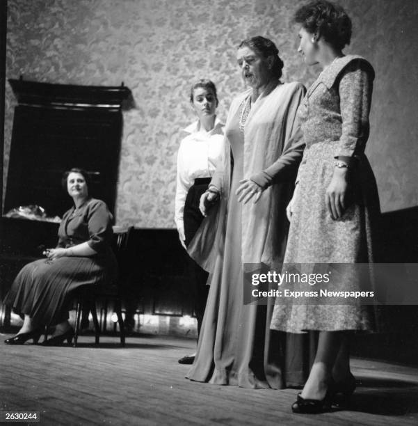 Lotte Lehmann, the German soprano rehearsing. Original Publication: People Disc - HG0211