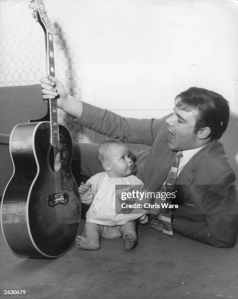 Marty Wilde, the British pop star who shot to fame on a TV programme called 'Oh, Boy' was formerly a timber yard labourer. He is 23 years old now...