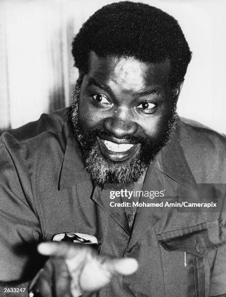 Namibian politician and President of SWAPO Sam Nujoma.