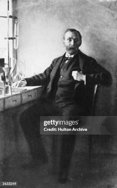 Swedish chemist Alfred Bernhard Nobel , inventor of dynamite and founder of the Nobel Prize. Original Publication: People Disc - HH0336 Original...