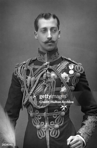 Prince William Albert Victor, Duke of Clarence and Avondale, eldest son of Edward VII.