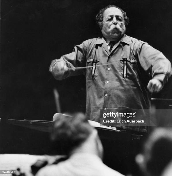French-born American conductor Pierre Monteux one of the twentieth century's leading conductors. Original Publication: People Disc - HP0418