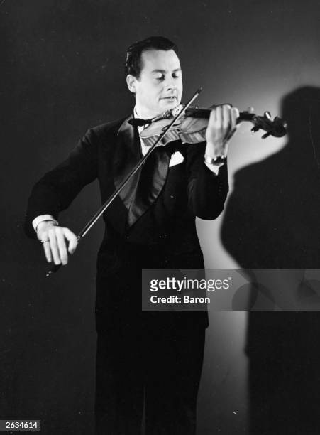 French jazz violinist Stephane Grappelli. Original Publication: People Disc - HM0075