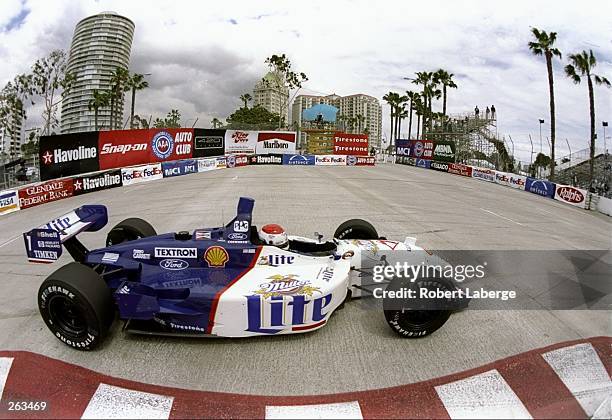 Bobby Rahal/USA of Team Rahal sits in his Reynard Ford 98I during the Long Beach Grand Prix in Long Beach, California. Mandatory Credit: Robert...