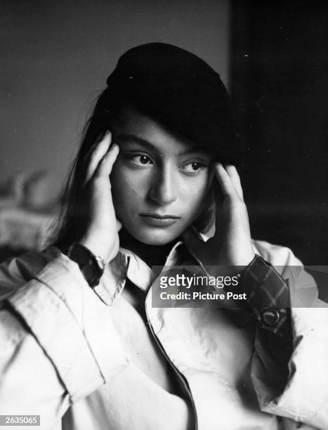 Anouk Aimee, the French film actress .