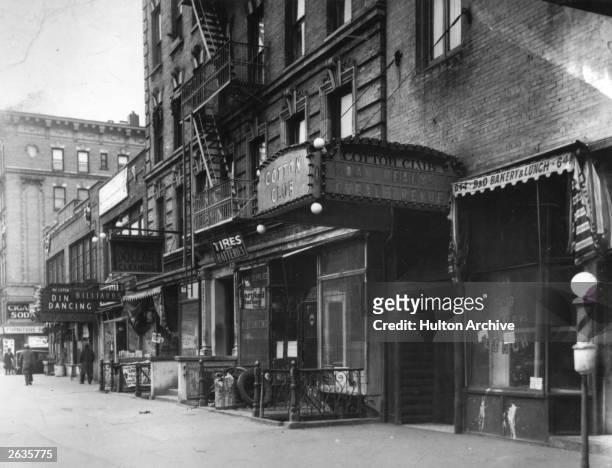 The Cotton Club in Harlem, Manhattan, New York.