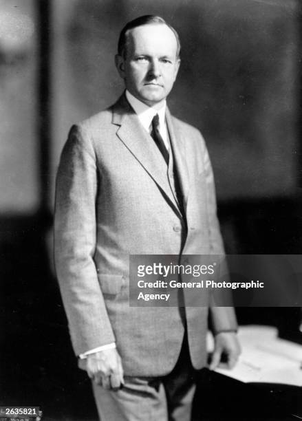 Calvin Coolidge , the 30th President of the United States of America . When Governor of Massachusetts in 1919 he crushed the Boston police strike....