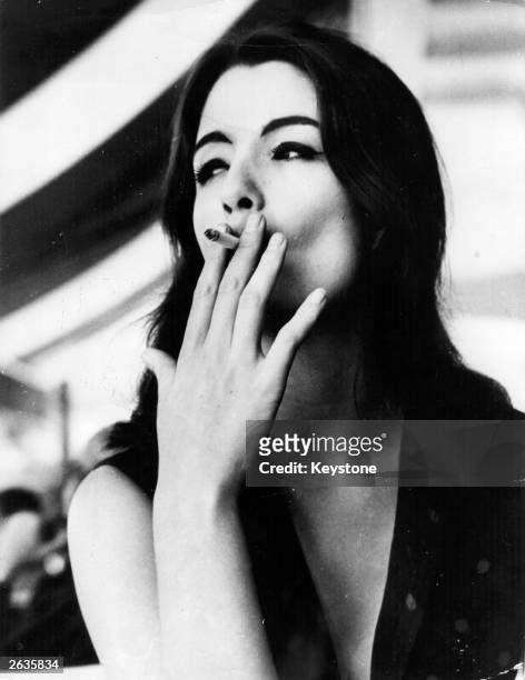 The model, showgirl and call-girl Christine Keeler, who was at the centre of the 'Profumo Affair' sex scandal. Her sexual liaisons with a Russian...