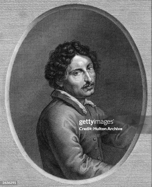 Italian painter Michelangelo Amerighi da Caravaggio , who trained in Milan and then set himself up in Rome, circa 1600. He is regarded as the...