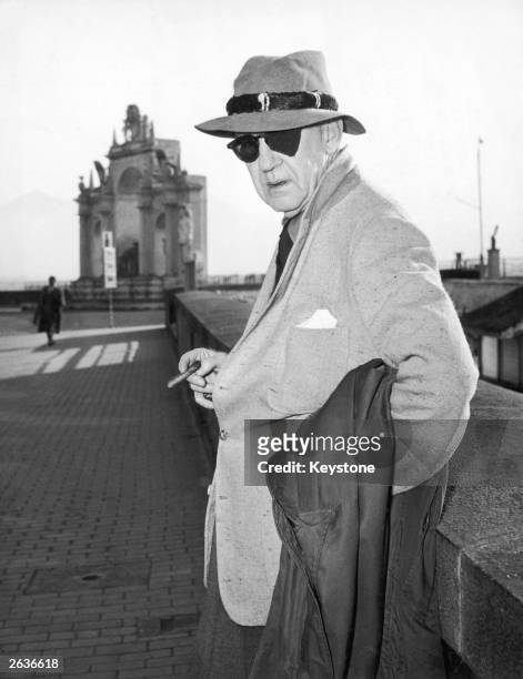 American film director John Ford on Via Santa Lucia in Naples, 17th December 1954.