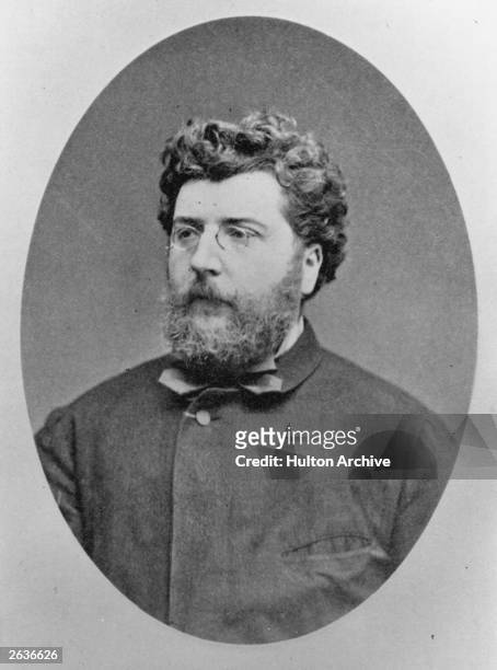 Georges Bizet the composer who studied under and married the daughter of Halevy.