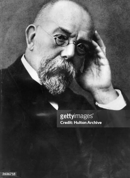 Robert Koch German bacteriologist who discovered the bacilli of cholera and won the Nobel prize for physiology in 1905.