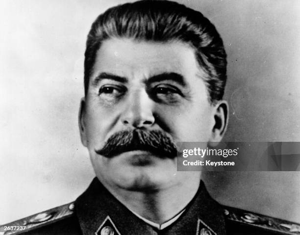 Soviet leader Joseph Stalin .