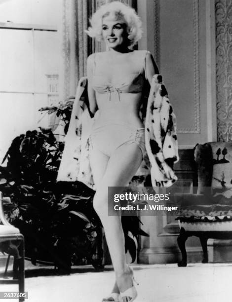 Unused footage of American film star Marilyn Monroe shows off her curves in her last film 'Something's Gotta Give', directed by Michael Gordon. She...