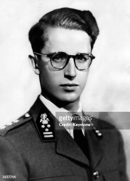 King Baudouin of Belgium, who became King on the abdication of his father King Leopold, on the 16th July 1951.
