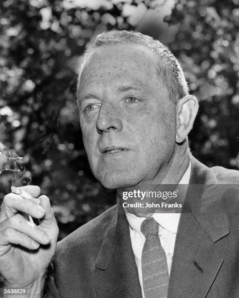 American novelist, Erskine Caldwell in London.