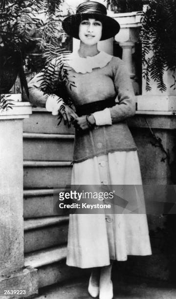 American socialite Wallis Spencer wife of US navy officer Lieutenant Earl Winfield Spencer, in California. The marriage was dissolved in 1927 and she...