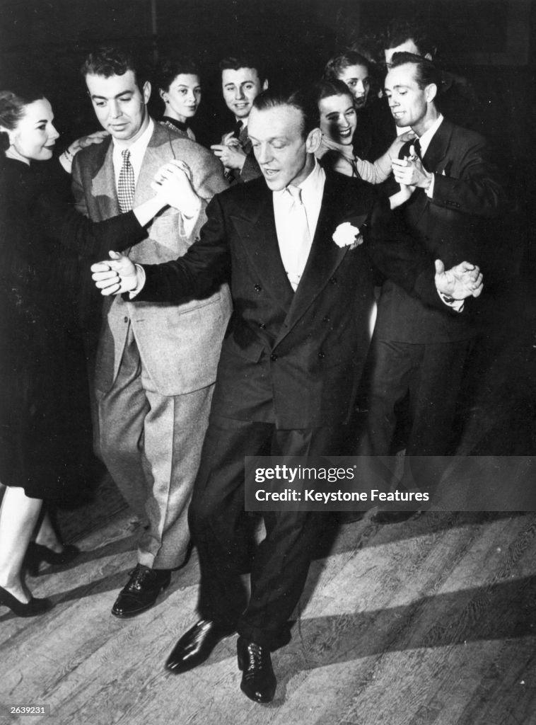 The US dancer, singer and actor Fred Astaire, originally Austerlitz ...