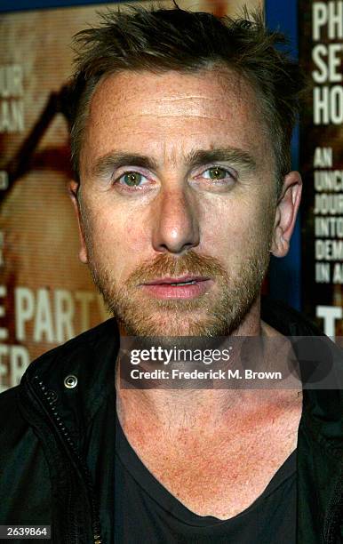 Actor Tim Roth attends the screening of the film "The Party's Over" at the Laemmle Fairfax Theater on October 23, 2003 in Los Angeles, California.