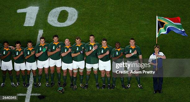 Springbok Rugby Anthem South Africa Anthem Rugby Photos and Premium High Res Pictures - Getty ...