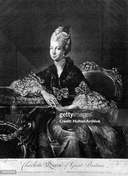 Charlotte Sophia , Queen of Great Britain and wife of King George III.