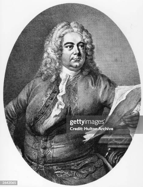 George Friederic Handel , German-English composer born in Halle, circa 1730. Probably most famous for his 'Messiah' which he wrote in 1742. He wrote...