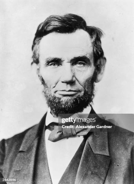 Abraham Lincoln, , the 16th President of the United States of America.