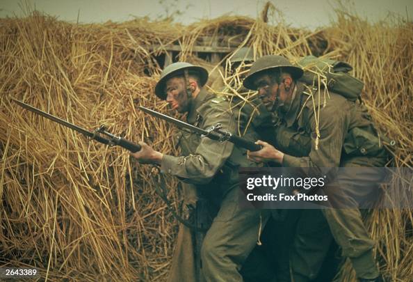 Commandos take part in basic training exercises, in an unspecified ...
