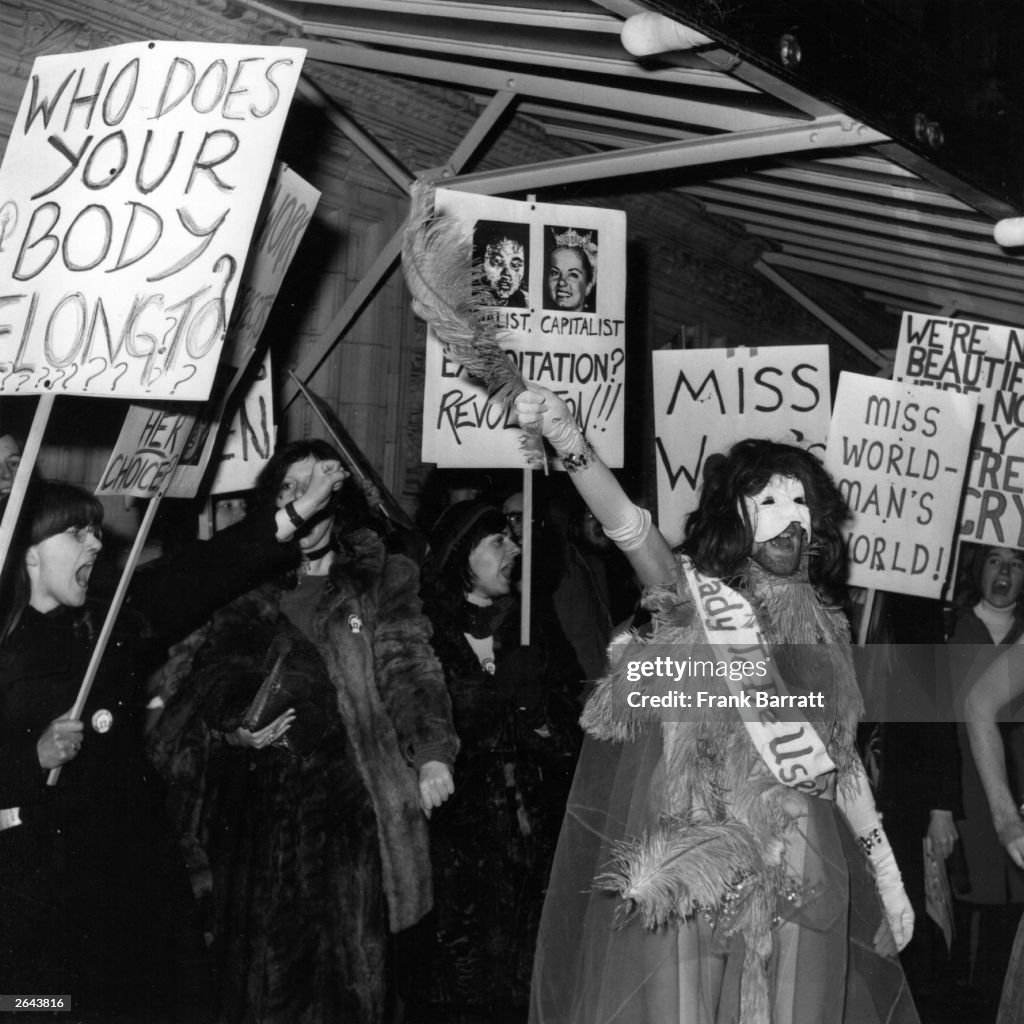 Libber Members of Britain's Women's Liberation movement demonstrating... News ...
