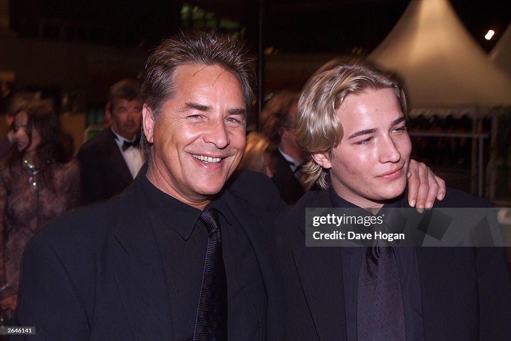 American actor Don Johnson and his son attend the film premiere of... News Photo Getty Images