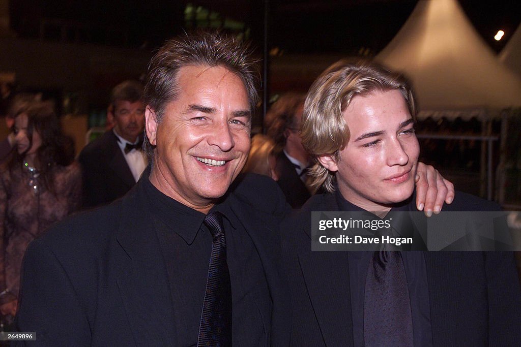American actor Don Johnson and his son attend the film premiere of... News Photo Getty Images