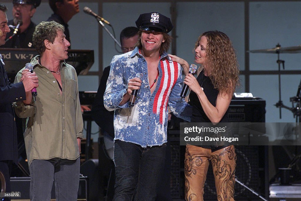 Jon Bon Jovi, Sheryl Crow and Roger Daltrey