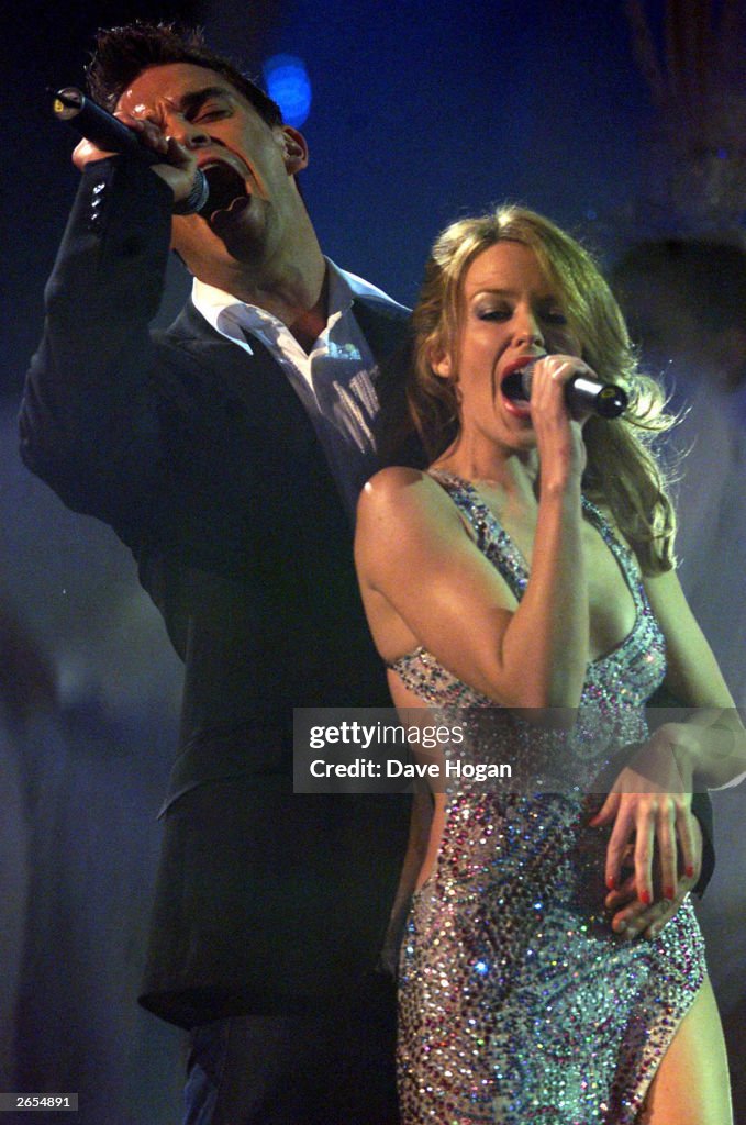 Robbie Williams and Kylie Minogue