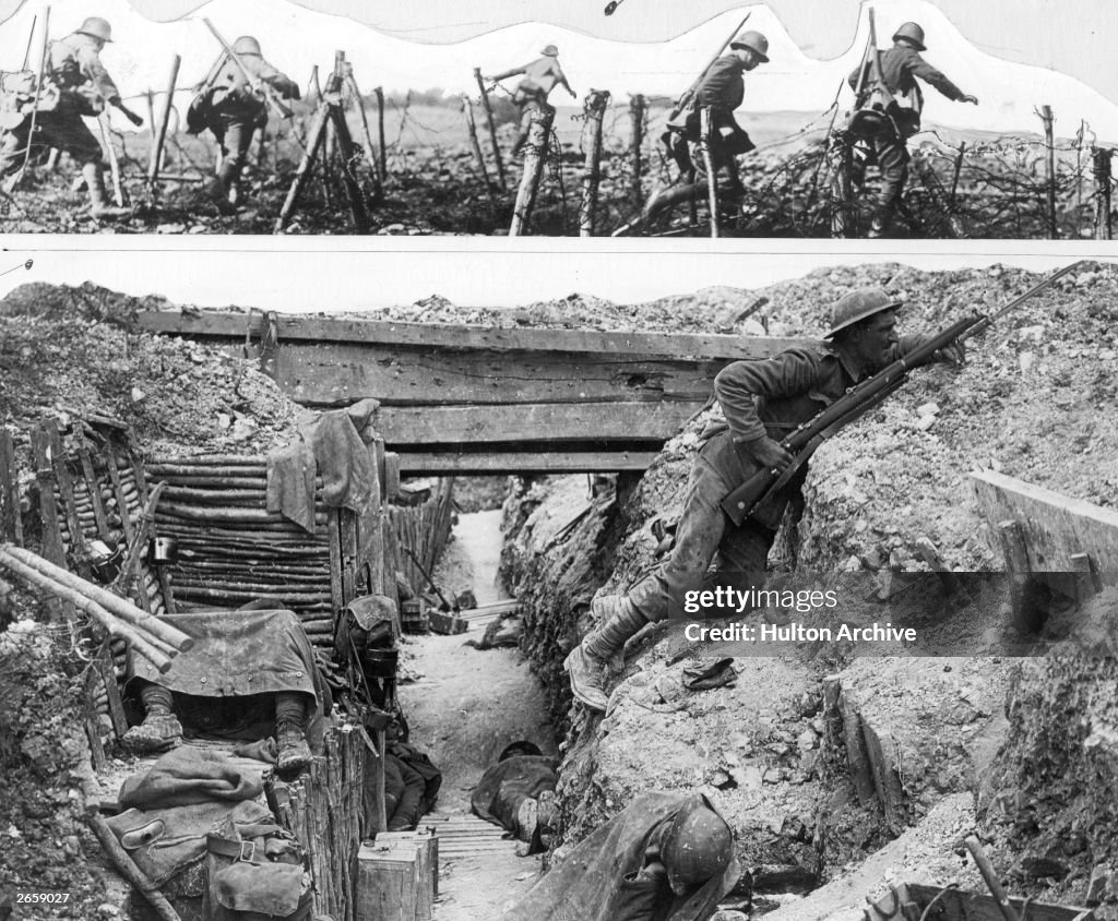 Soldiers And Trench