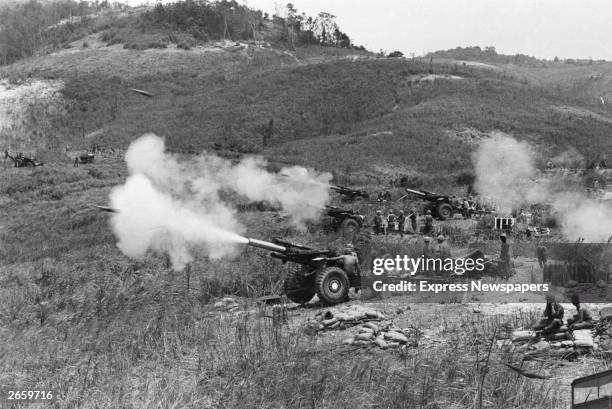 American army action against the Vietcong on Hill Timothy.