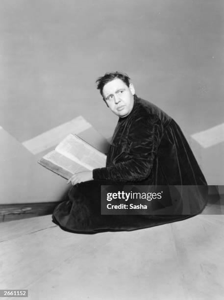 British actor Charles Laughton in a production of Shakespeare's 'The Tempest'. Original Publication: People Disc - HF0728