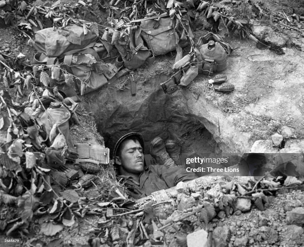 Asleep In A Trench